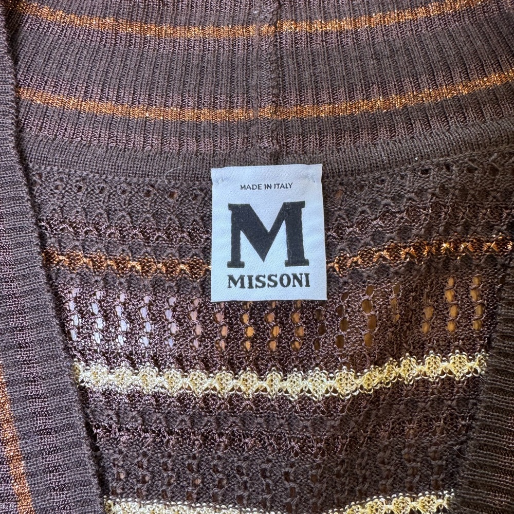 M Missoni Knit Cardigan with Belt - Picture 6 of 9